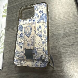 Walli iPhone 14 Pro Max Floral Blue Phone Case
